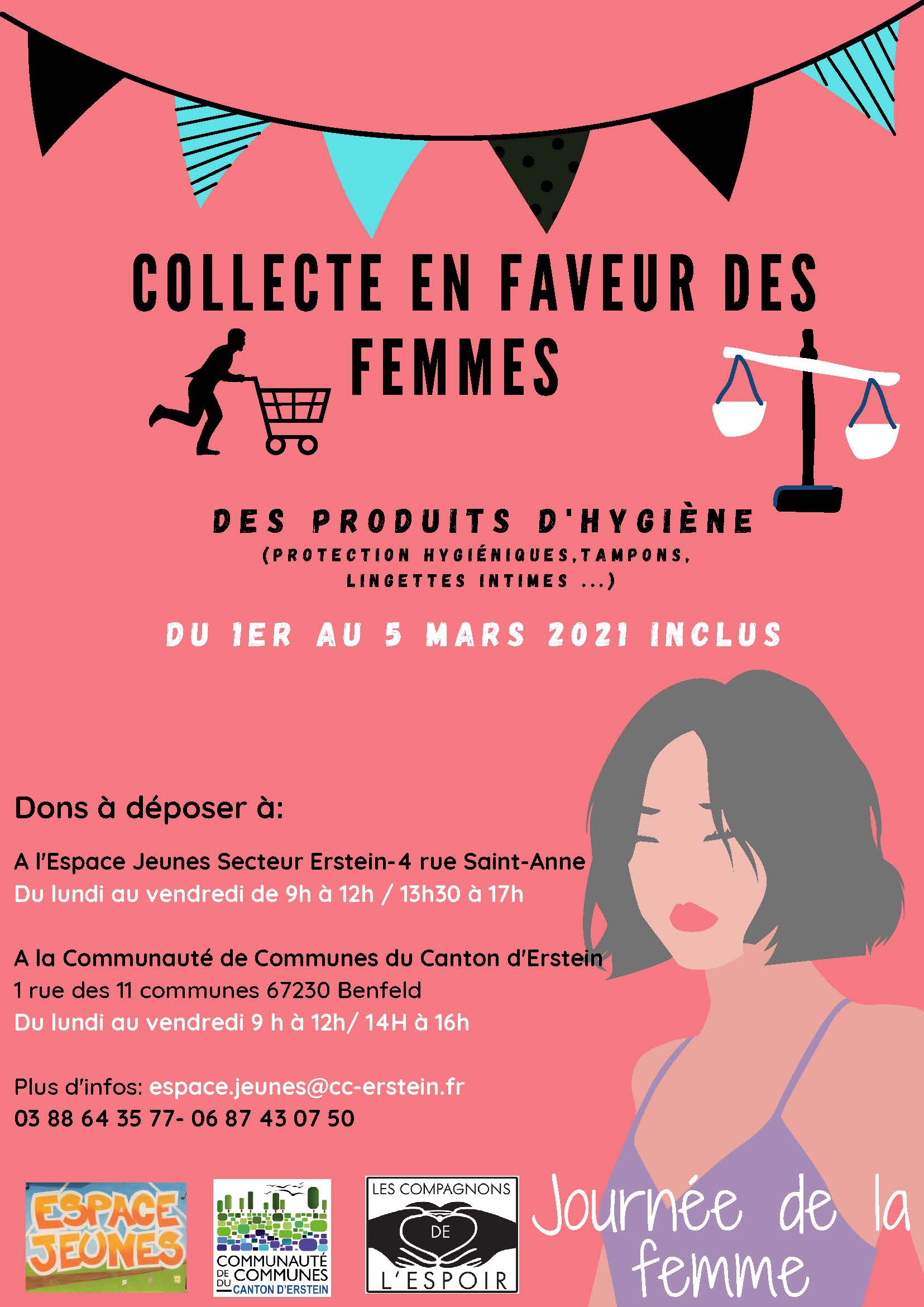 CCCE collecte solidaire journee femme